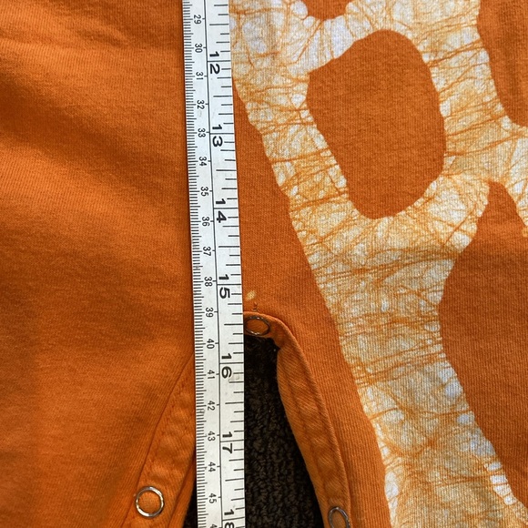 VNTG Batik Giraffe Toddler One Piece Jogger Jumpsuit Tie Dye Hand Made 24 month - Picture 13 of 16
